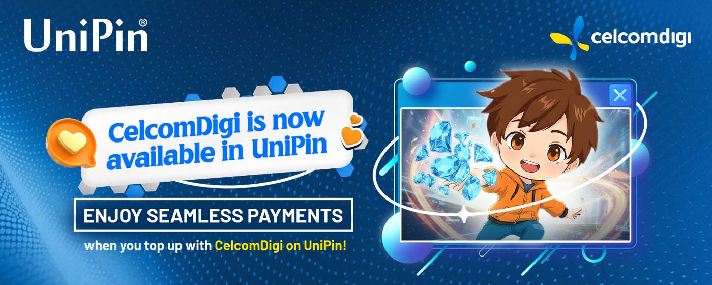 CelcomDigi Is Now Available on UniPin – Top Up Your Favorite Games with Ease!